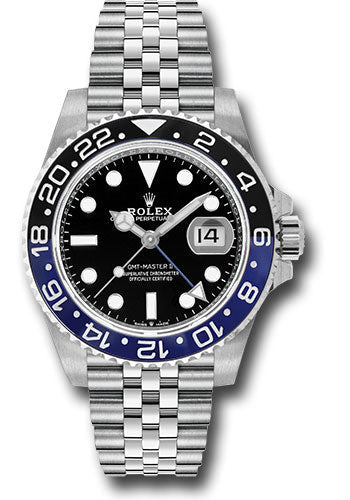 Rolex Batgirl Stainless Steel GMT-Master II - 40 MM - Jubilee Bracelet - 126710BLNR