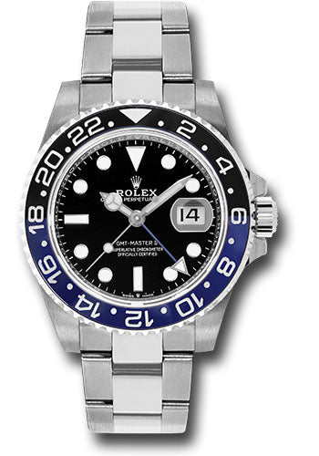 Rolex Batman Stainless Steel GMT-Master II - 40 MM - Oyster Bracelet - 126710BLNR