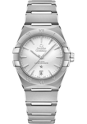 Omega Constellation Stainless Steel 36 MM - Stainless Steel Bracelet - Silvery Dial - 131.10.36.20.02.001