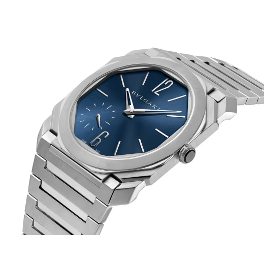 Bvlgari Octo Finissimo - 40 MM - Stainless Steel - Blue Dial - 103431