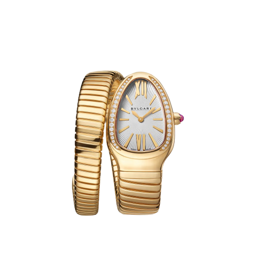 Bvlgari Serpenti Tubogas - 35 MM - Yellow Gold - White Dial - 101924