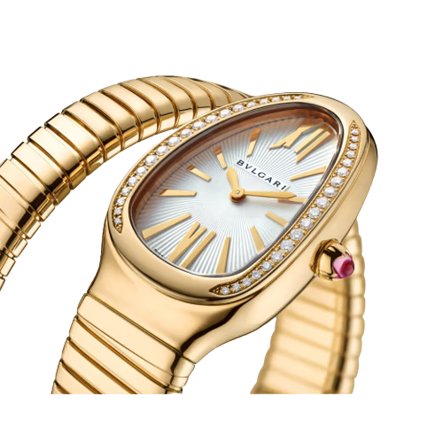 Bvlgari Serpenti Tubogas - 35 MM - Yellow Gold - White Dial - 101924