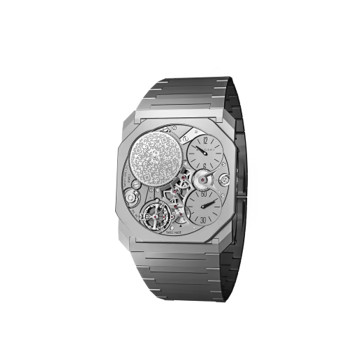 Bvlgari Octo Finissimo - 40 MM - Titanium - Grey Skeleton Dial - 103611