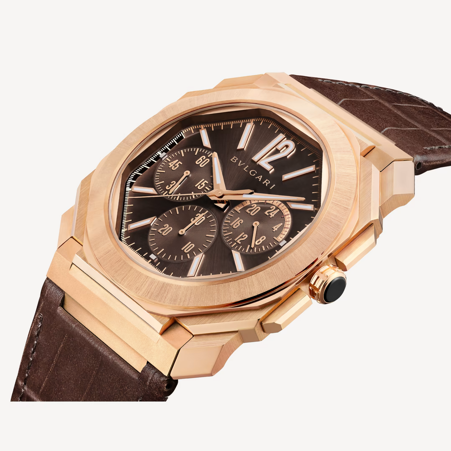 Bvlgari Octo Finissimo - 43 MM - Rose Gold - Brown Dial - 103468