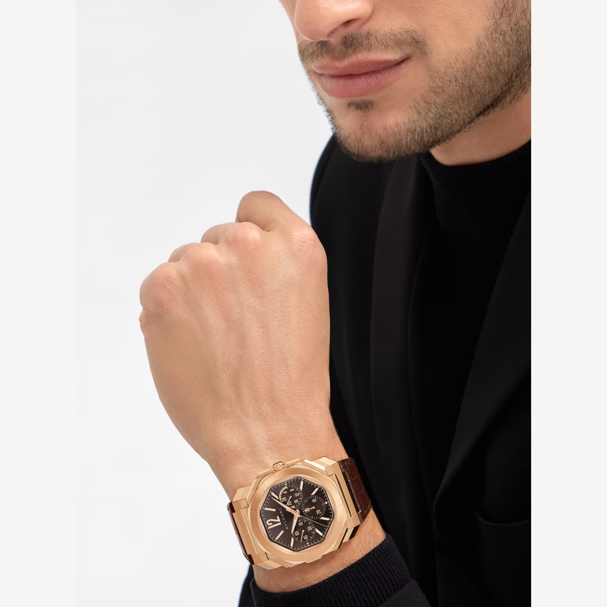 Bvlgari Octo Finissimo - 43 MM - Rose Gold - Brown Dial - 103468