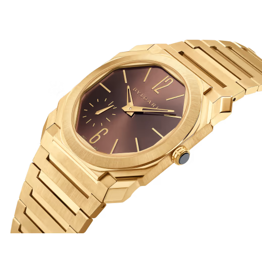 Bvlgari Octo Finissimo - 40 MM - Yellow Gold - Brown Dial - 103717