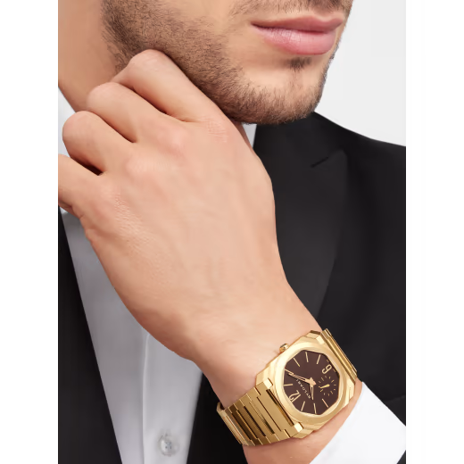 Bvlgari Octo Finissimo - 40 MM - Yellow Gold - Brown Dial - 103717