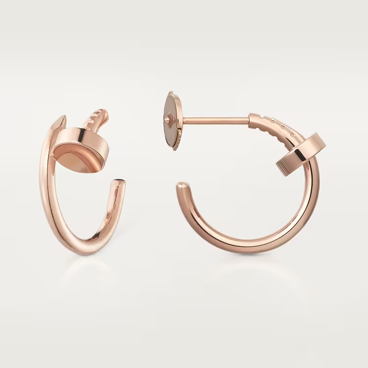 Cartier Juste Un Clou Earrings - Rose Gold - B8301234