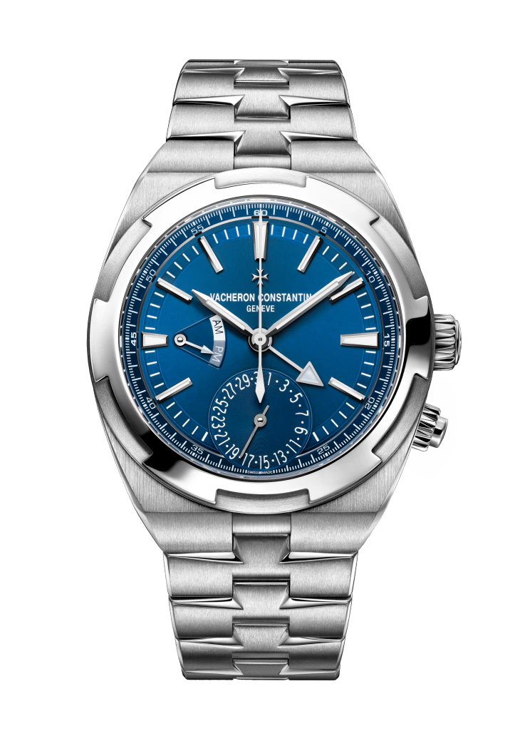 Vacheron Constantin Overseas Dual Time Stainless Steel 41MM - Stainless Steel Bracelet - Blue Dial - 7900V/110A-B334