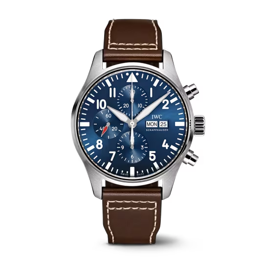 IWC Pilot's - Steel - Chronograph - 43 MM - Blue Dial - IW377714