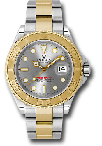 Rolex Steel and Yellow Yacht-Master Watch - 40 MM - Oyster Bracelet - Grey Dial - 16623 g