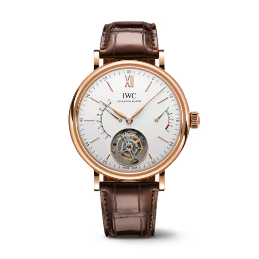 IWC Portofino - Tourbillon - Rose Gold - 45 MM - Silver Dial - IW516501