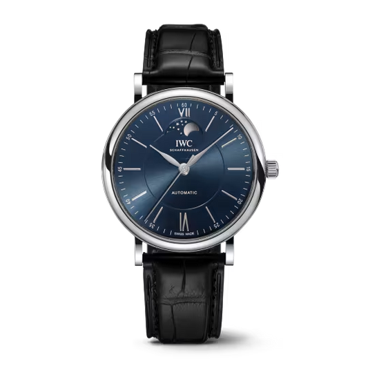 IWC Portofino - Moonphase - Steel- 40 MM - Blue Dial - IW459402