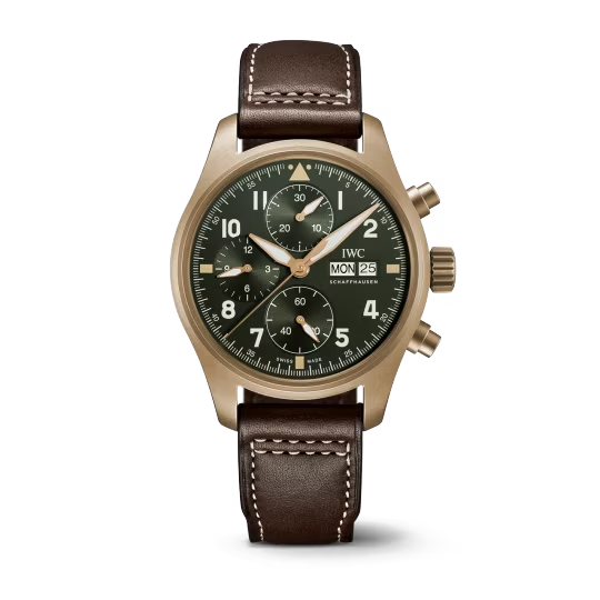 IWC Pilot's - Chronograph - Bronze - 41 MM - Green Dial - IW387902