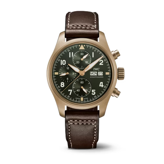 IWC Pilot's - Chronograph - Bronze - 41 MM - Green Dial - IW387902