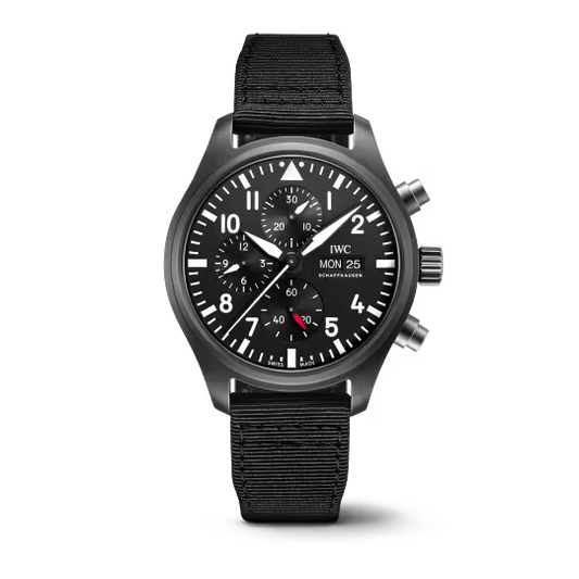 IWC Pilot's - Ceramic - Chronograph - 44.5 MM - Black Dial - IW389101