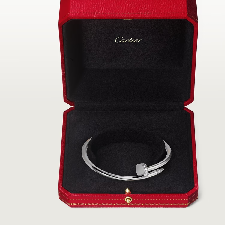 Cartier Juste Un Clou Bracelet - White Gold Classic Model - Diamonds - B6048717