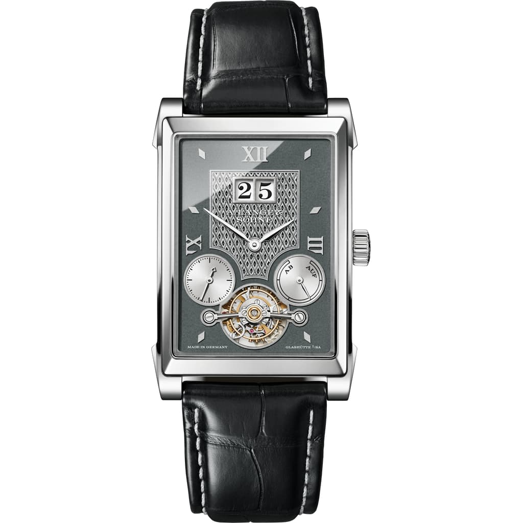 A.Lange & Söhne Cabaret Tourbillon  - 10.3 MM - Platinum - Grey Dial - 703.048F