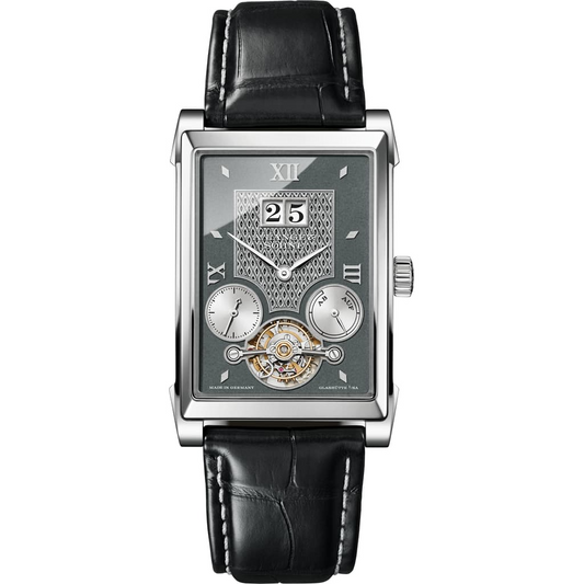 A.Lange & Söhne Cabaret Tourbillon  - 10.3 MM - Platinum - Grey Dial - 703.048F