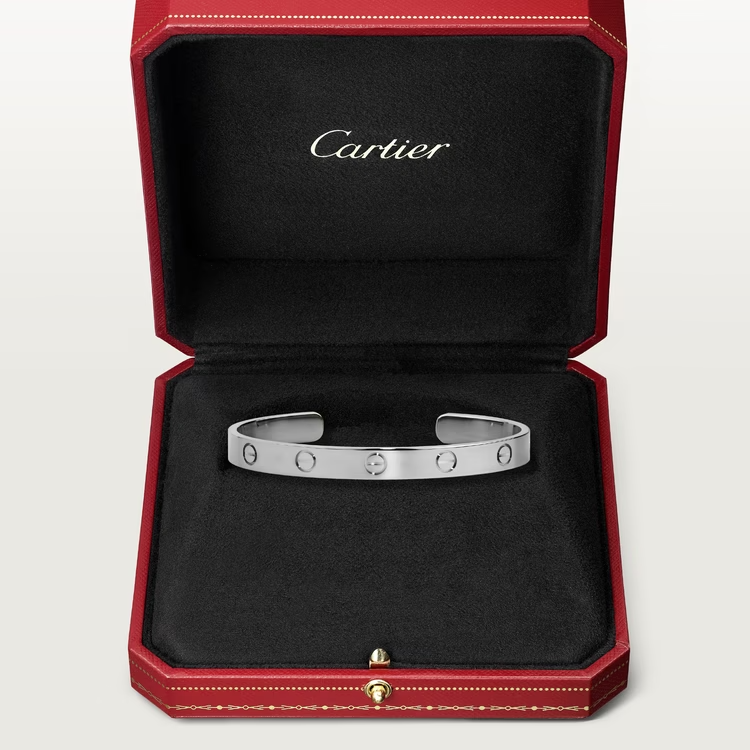 Cartier Love Bracelet - White Gold - B6032517