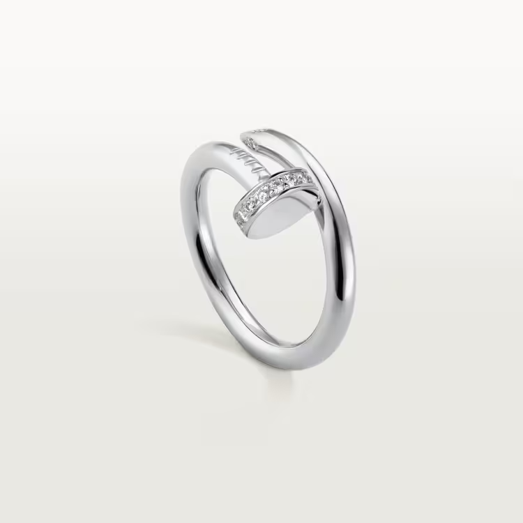 Cartier Juste Un Clou Ring - White Gold - Diamonds - B4092700