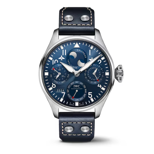 IWC Pilot's - Perpetual Calendar and Moonphase - Steel - 46.2 MM - Blue Dial - IW503605