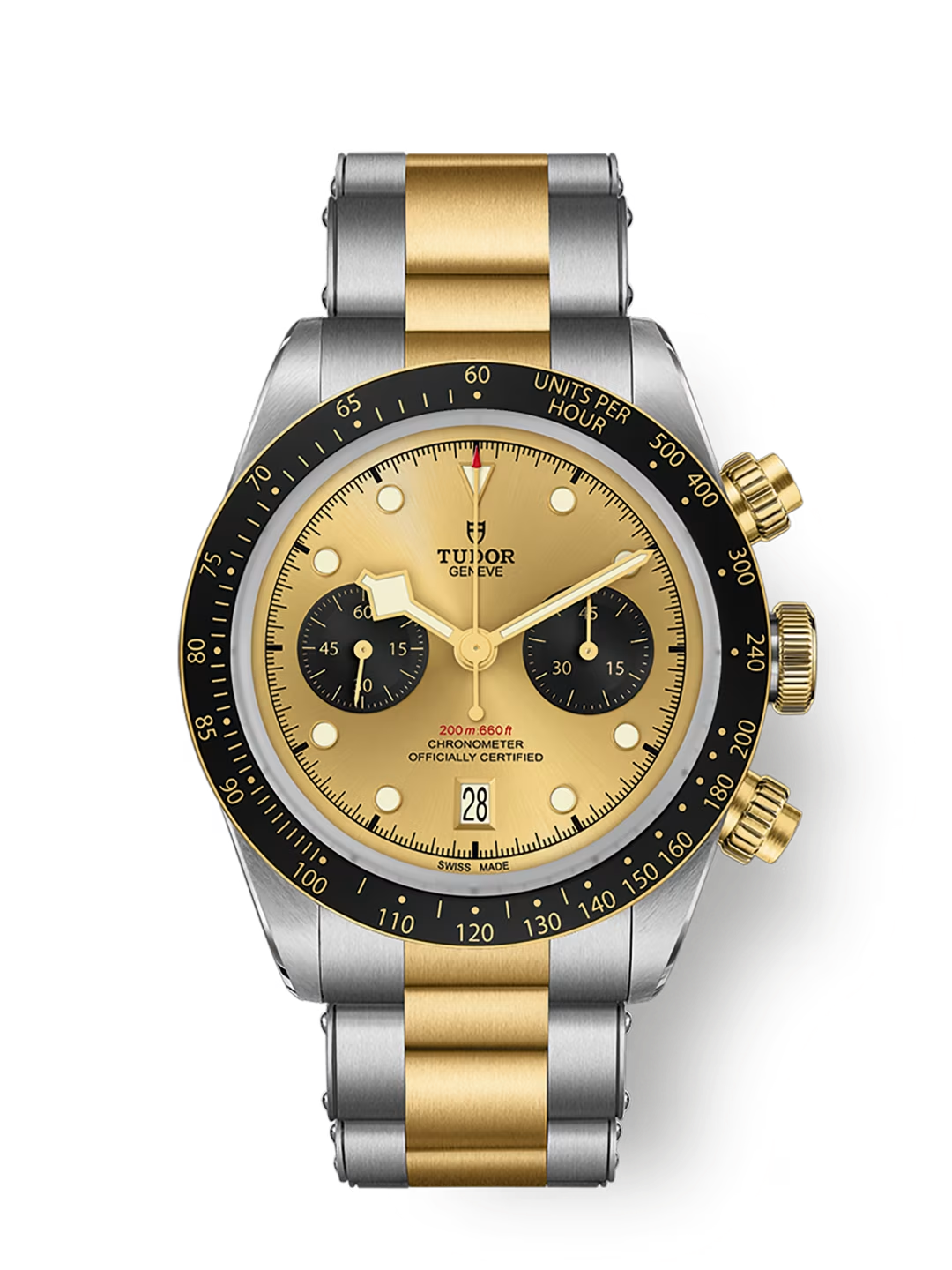 Tudor Black Bay Chrono S&G - 41 MM - Steel & Yellow Gold - Champagne Dial - M79363N-0007