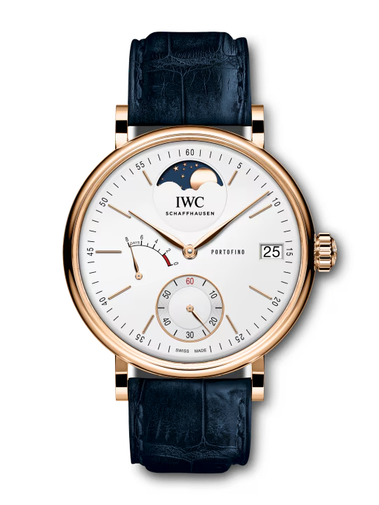 IWC Portofino - Moonphase - Rose Gold - 45 MM - Silver Dial - IW516409