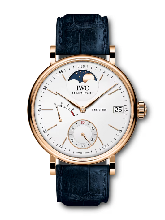 IWC Portofino - Moonphase - Rose Gold - 45 MM - Silver Dial - IW516409