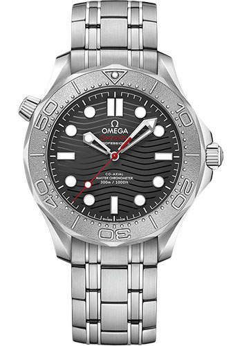Omega Seamaster Stainless Steel 42 MM - Stainless Steel Bracelet - Black Dial - 210.30.42.20.01.002