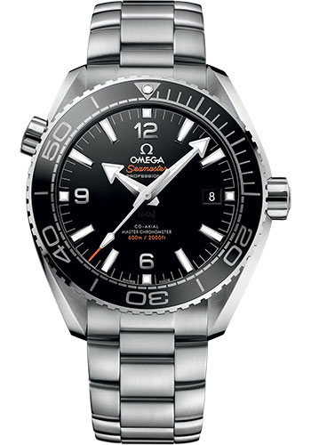 Omega Seamaster Planet Ocean Stainless Steel 43.5 MM - Stainless Steel Bracelet - Black Ceramic Dial - 215.30.44.21.01.001