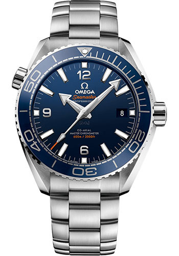 Omega Seamaster Planet Ocean Stainless Steel 43.5 MM - Stainless Steel Bracelet - Blue Ceramic Dial - 215.30.44.21.03.001
