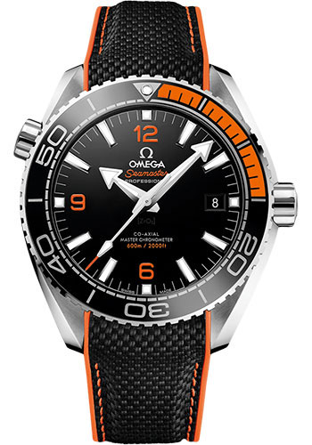 Omega Seamaster Planet Ocean Stainless Steel 43.5 MM - Black Rubber Strap - Black Ceramic Dial - 215.32.44.21.01.001