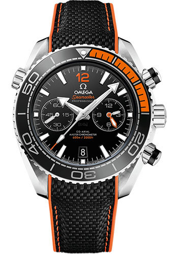 Omega Seamaster Planet Ocean Stainless Steel 45.5 MM - Black Rubber Strap - Black Ceramic Dial - 215.32.46.51.01.001