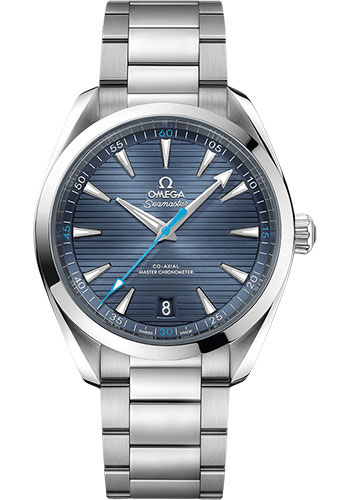 Omega Seamaster Stainless Steel 41 MM - Stainless Steel Bracelet - Blue Dial - 220.10.41.21.03.002