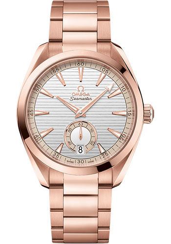 Omega Seamaster Rose Gold 41 MM - Rose Gold Bracelet - Silvery Beige Dial - 220.50.41.21.02.002