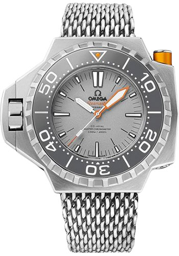 Omega Seamaster Titanium 55 x 48 MM - Titanium Bracelet - Grey Dial - 227.90.55.21.99.001