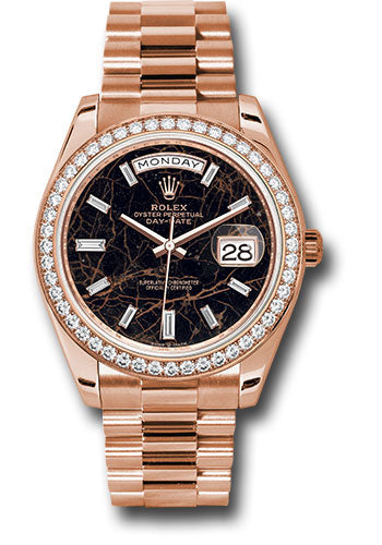 Rolex Presidential Everose Gold Day-Date 40MM - President Bracelet Watch - Eisenkiesel Diamond Dial - 228345rbr eidp