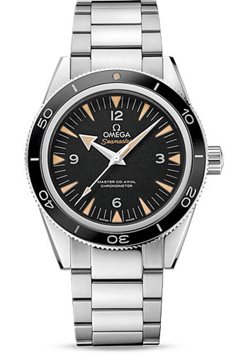 Omega Seamaster Stainless Steel 41 MM - Stainless Steel Bracelet - Black Dial - 233.30.41.21.01.001