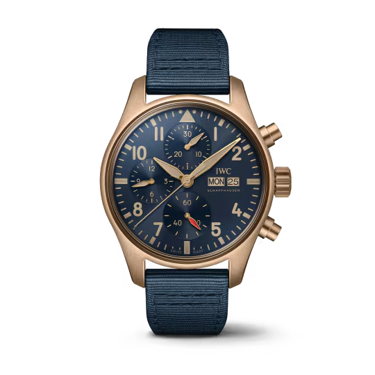 IWC Pilot's - Bronze - Chronograph - 41 MM - Blue Dial - IW388109