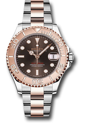 Rolex Steel and Everose Gold Yacht-Master Watch - 37 MM - Oyster Bracelet - Chocolate Dial - 268621 choo