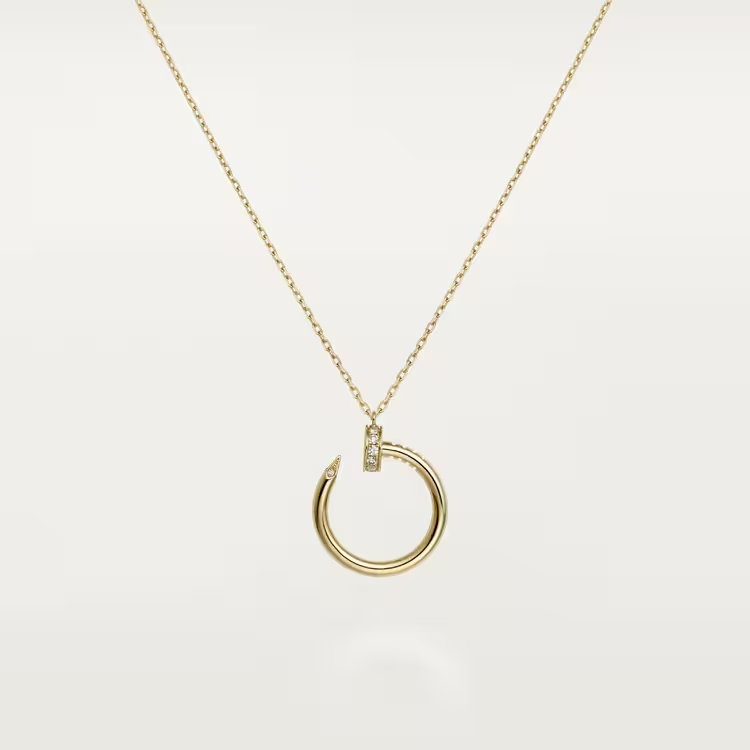 Cartier Juste Un Clou Necklace - Yellow Gold - Diamonds - B7224890