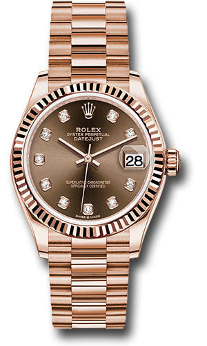 Rolex Datejust - 31 MM -  Rose Gold - 278275 chodp