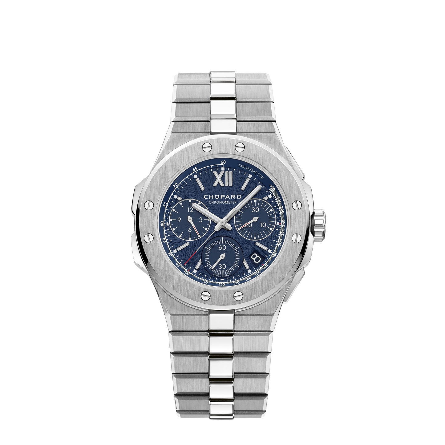 Chopard Alpine Eagle Stainless steel 44 MM - Stainless steel Bracelet - Blue Sapphire Crystal Dial - 298609-3001