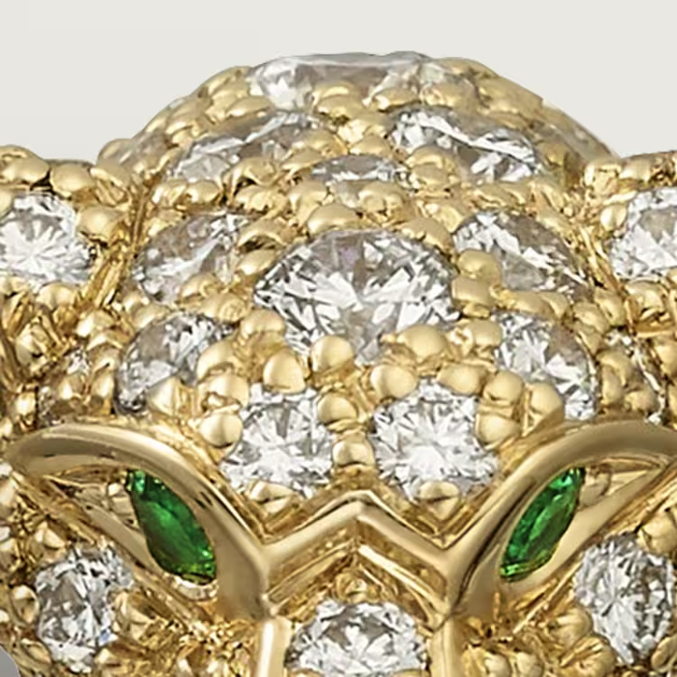 Cartier Panthère de Cartier Ring - Yellow Gold - Diamonds - N4765800