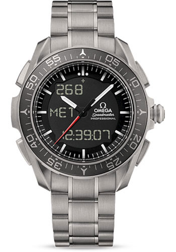 Omega Speedmaster Titanium 45 MM - Titanium Bracelet - Black Dial - 318.90.45.79.01.001