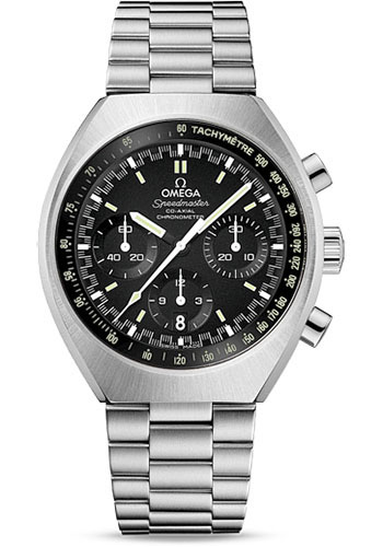 Omega Speedmaster Stainless Steel 42.4 MM x 46.2 MM - Stainless Steel Bracelet - Black Dial - 327.10.43.50.01.001