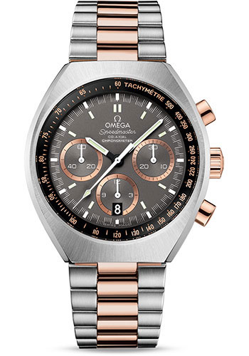 Omega Speedmaster Stainless Steel and Rose Gold 42.4 MM x 46.2 MM - Stainless Steel and Rose Gold Bracelet - Grey Dial - 327.20.43.50.01.001