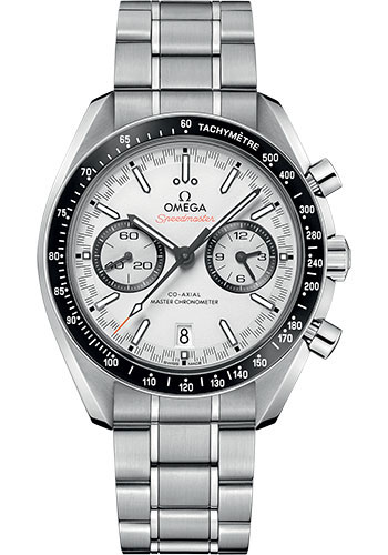 Omega Speedmaster Stainless Steel 44.25 MM - Stainless Steel Bracelet - White Dial - 329.30.44.51.04.001