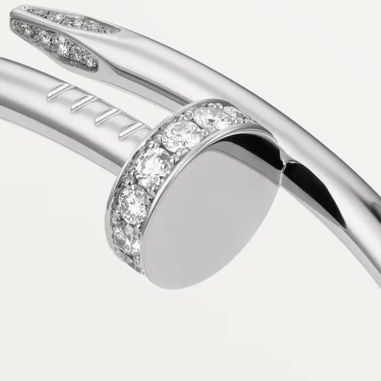 Cartier Juste Un Clou Bracelet - White Gold Classic Model - Diamonds - B6048717